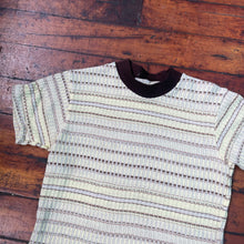 Load image into Gallery viewer, 1960’s lemon stripe baby tee
